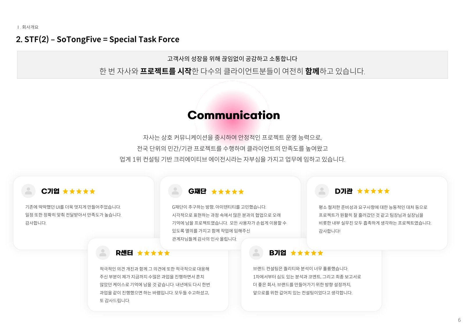 회사소개서 6페이지